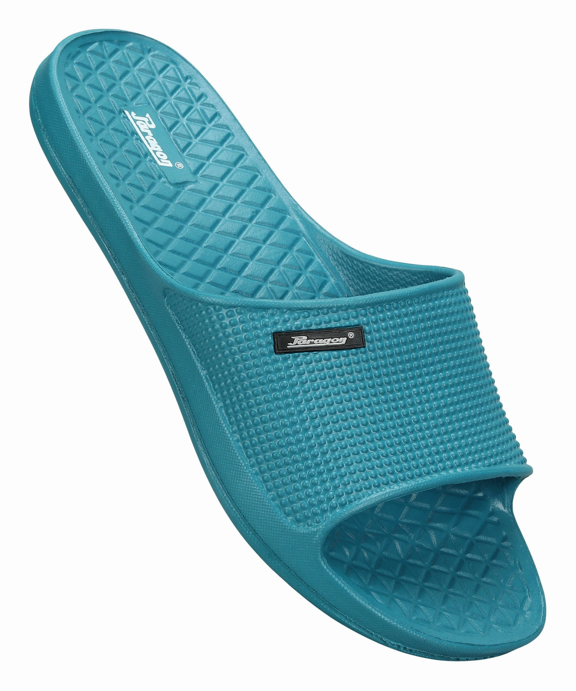 Best Flip Flops Overweight Paragon Men's Teal Blue Sliders with Comfortable & Durable Sole