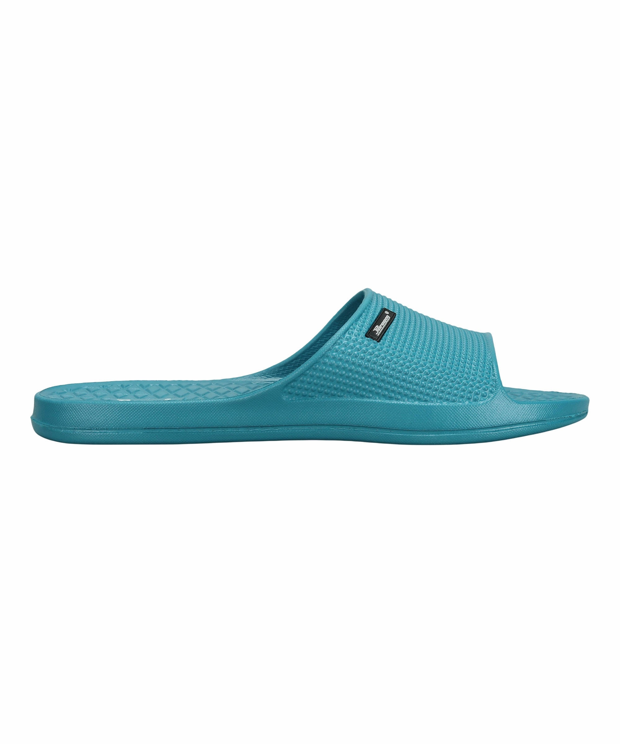 Paragon Men's Teal Blue Sliders with Comfortable & Durable Sole Flip Flops To Walk In