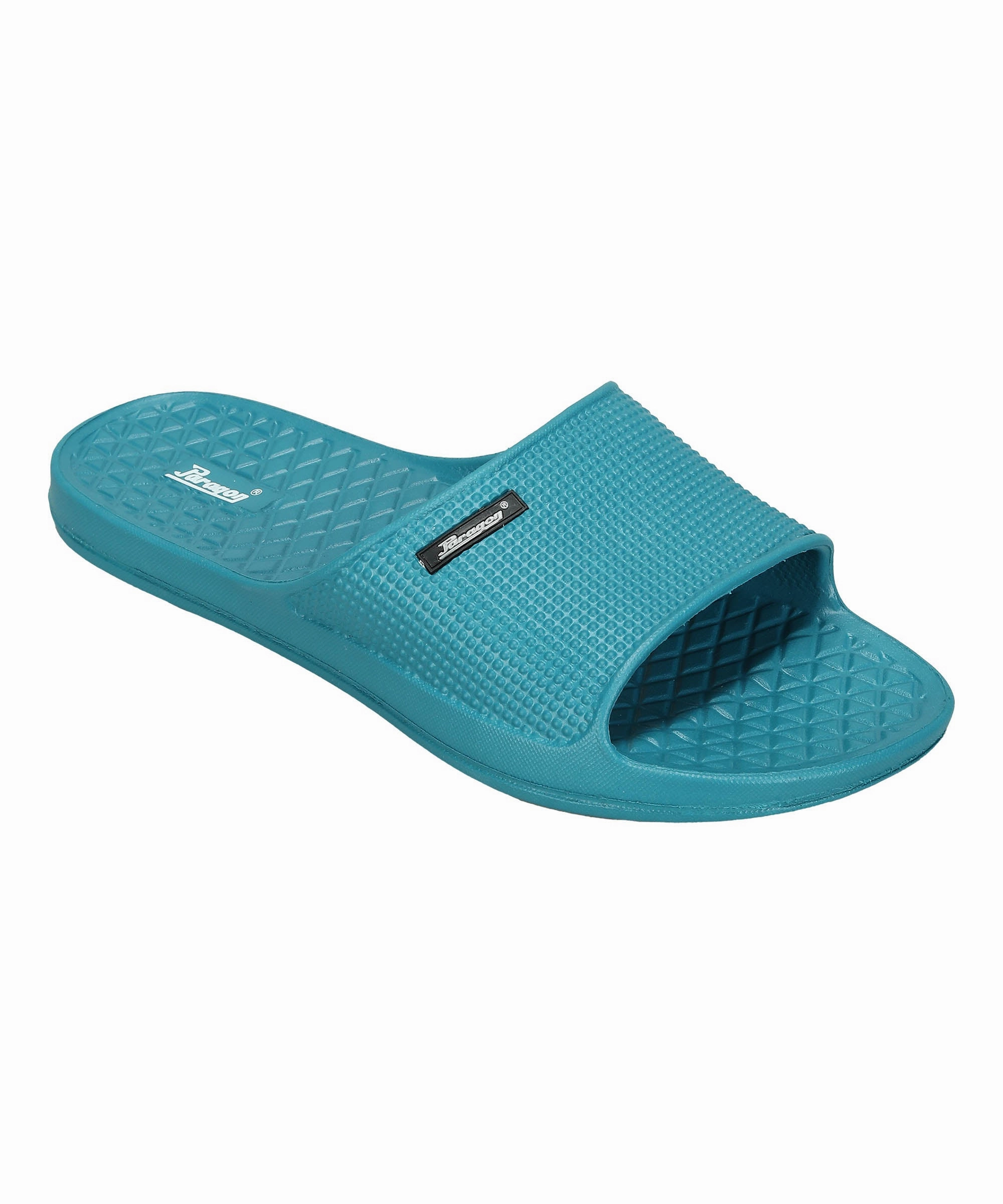 Gelato Flip Flops Paragon Men's Teal Blue Sliders with Comfortable & Durable Sole