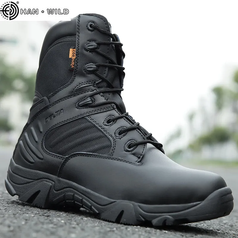 Colorado Boots Military Tactical Mens Boots Special Force Leather Waterproof Desert Combat Ankle Boot Army Work Shoes Plus Size 39-47