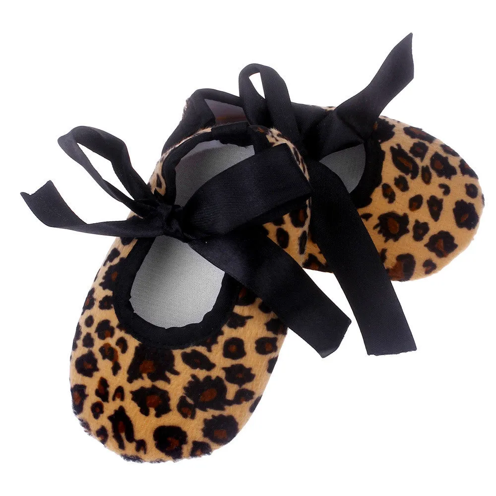 Rent Climbing Shoes Chamonix Baby Girls Shoes with Leopard Print Bowknot Cotton Infant Soft Sole Anti-Slip Baby First Walker Toddler Prewalker Newborn Shoes