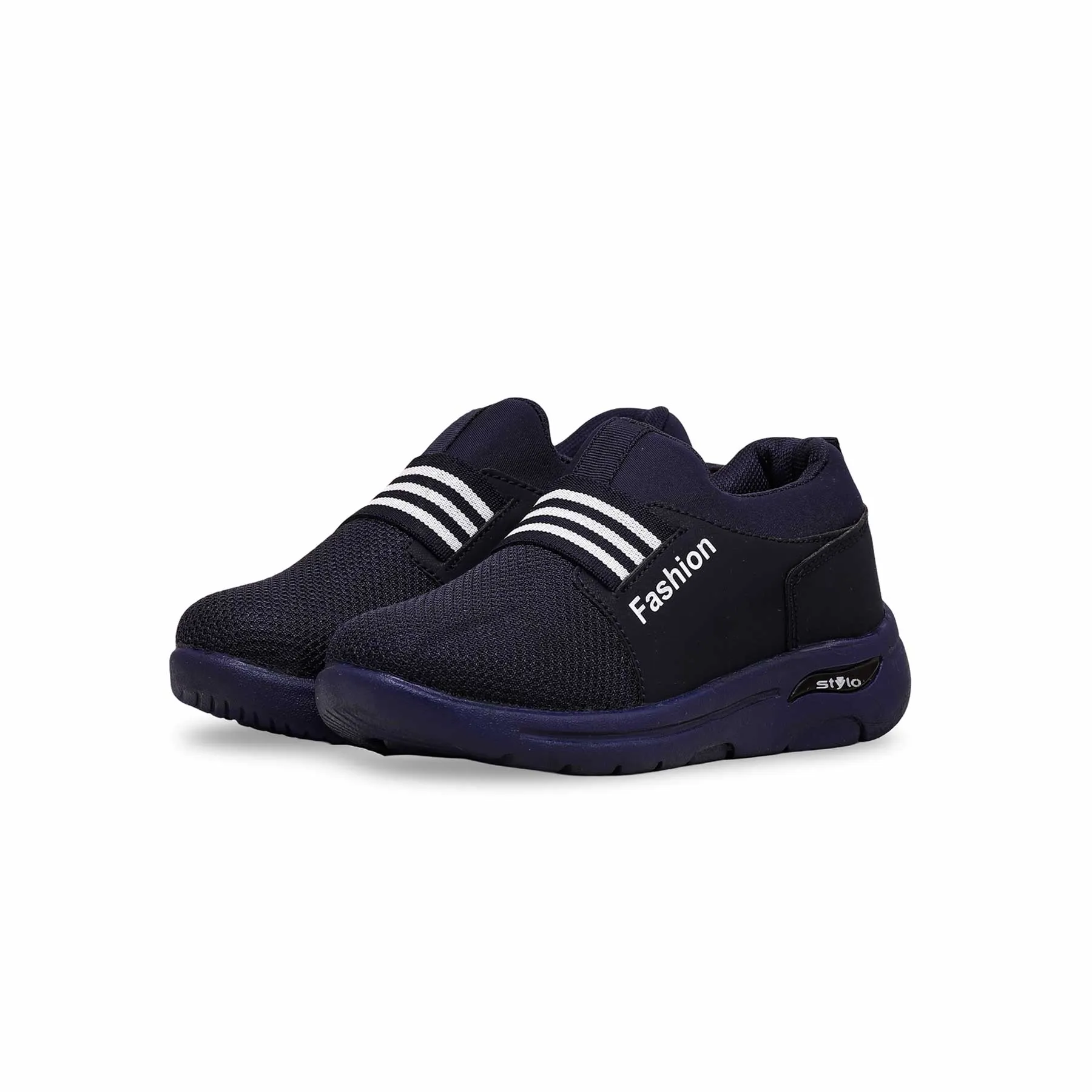 Dressports 2 Go Plain Toe Casual Shoe Boys Navy Casual Canvas KD2325