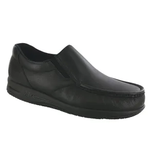 Flat Wedding Guest Shoes Men's Navigator Non Slip Loafer Matte Black