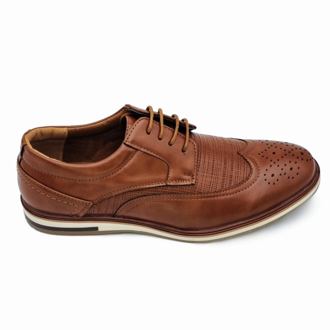 Perforated Vamp Lace Up Casual Shoes Casual Snow Shoes