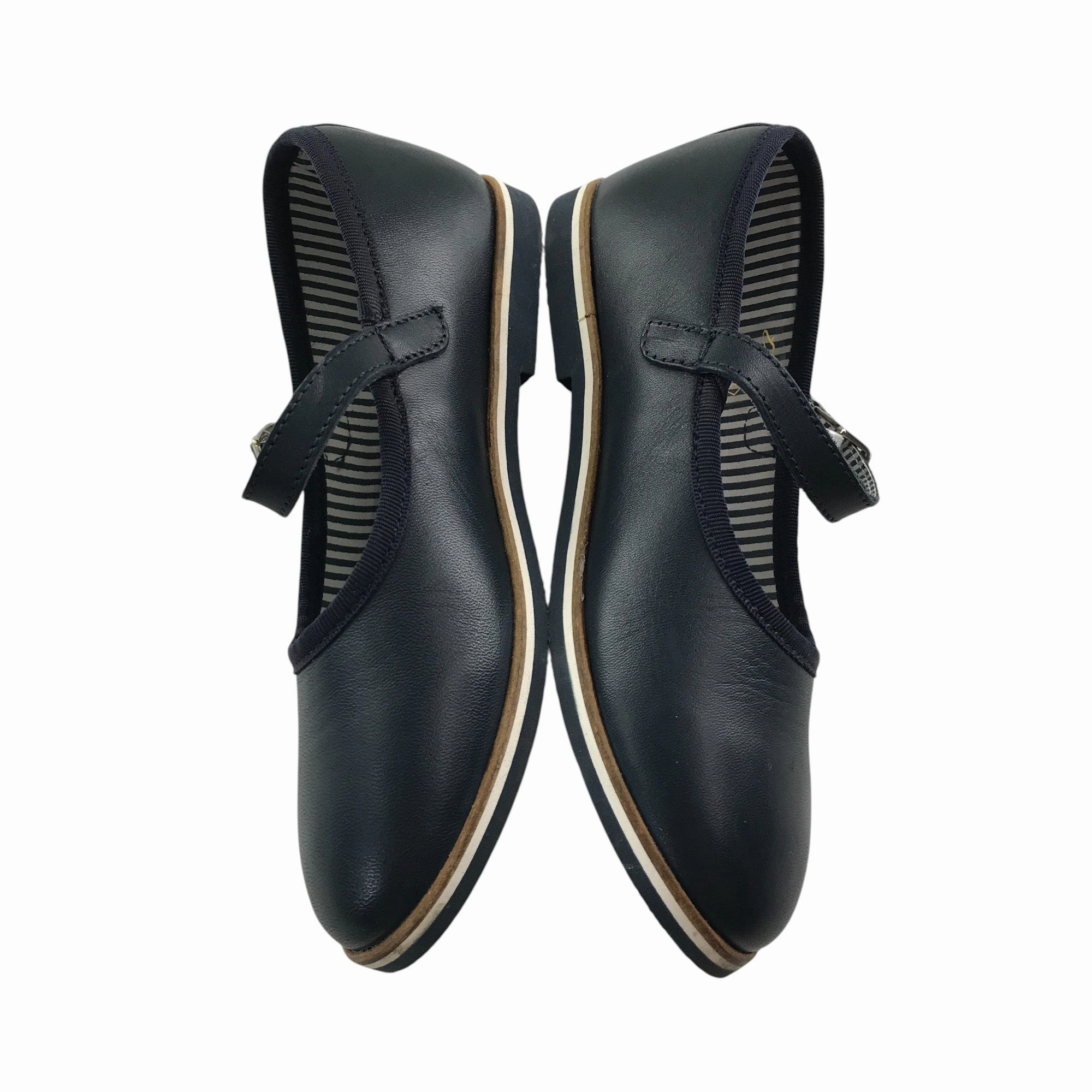Petit Bateau mary janes shoe size 12.5 junior navy leather with strap Best Casual Shoes For Walking All Day
