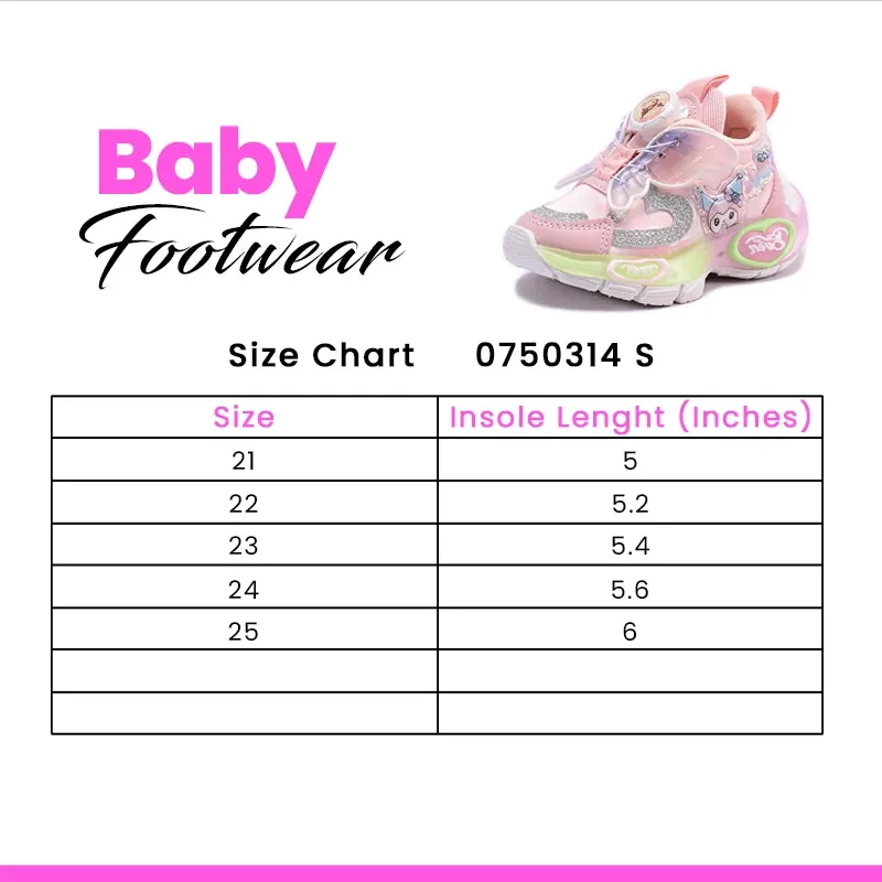 Pink Jogger Shoes for Baby 0750314 Red Leather Flat Shoes