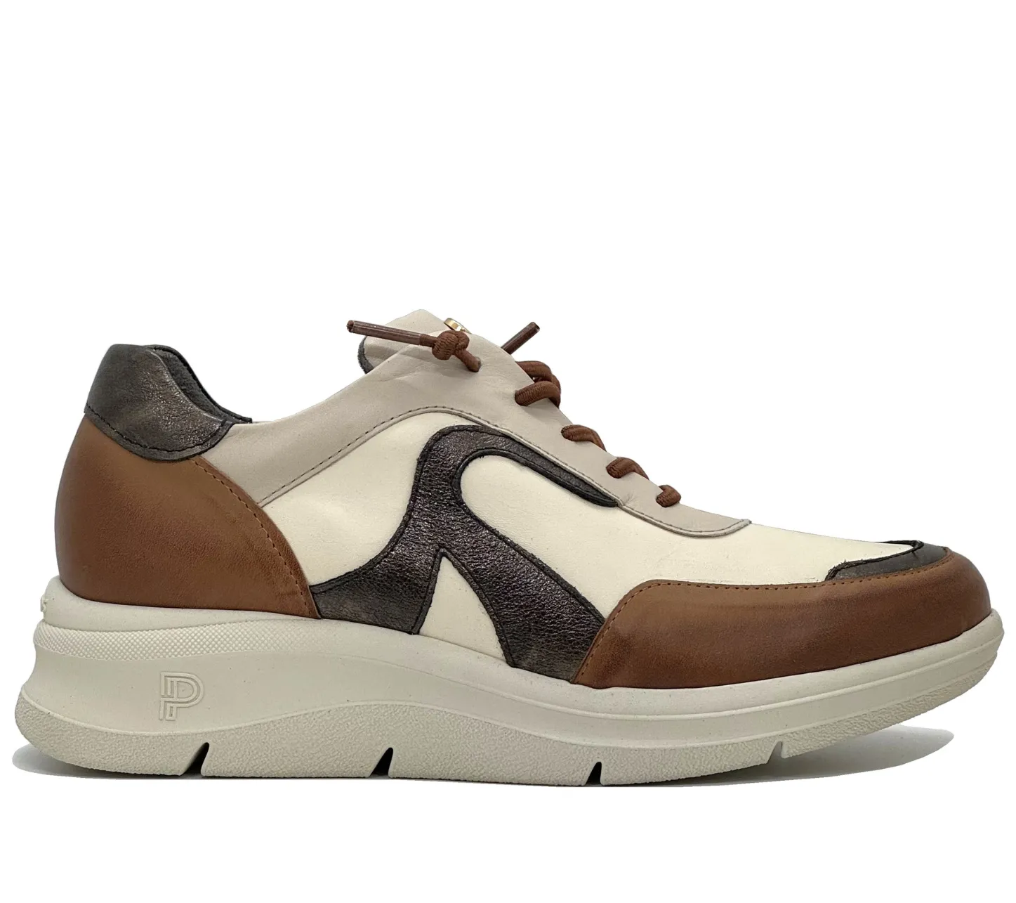 Waterproof Slip On Garden Shoes Pitillos Ladies Bungee Tie Wedge Sneaker