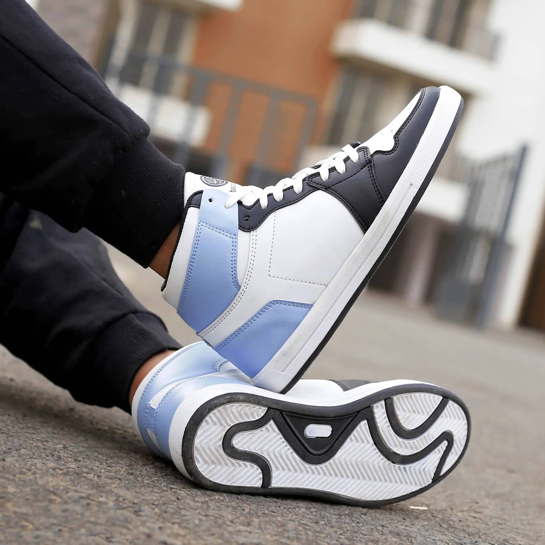 Walker Bacca Bucci Boys or Girls Streetwear Flat Heel High-top Fashions Sneakers (Age : 8 Years to 12 Years)