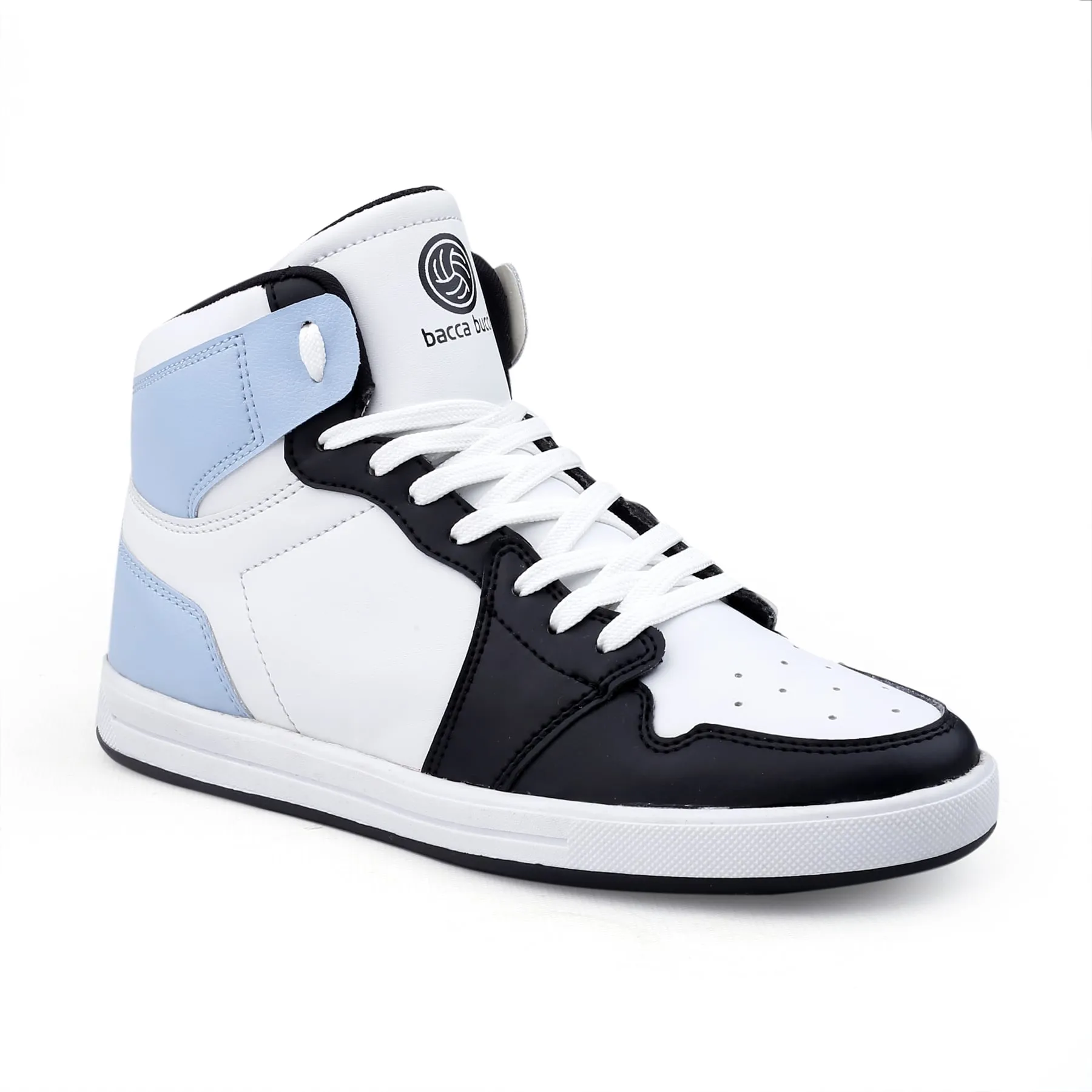 To Prevent Toe Walking Bacca Bucci Boys or Girls Streetwear Flat Heel High-top Fashions Sneakers (Age : 8 Years to 12 Years)