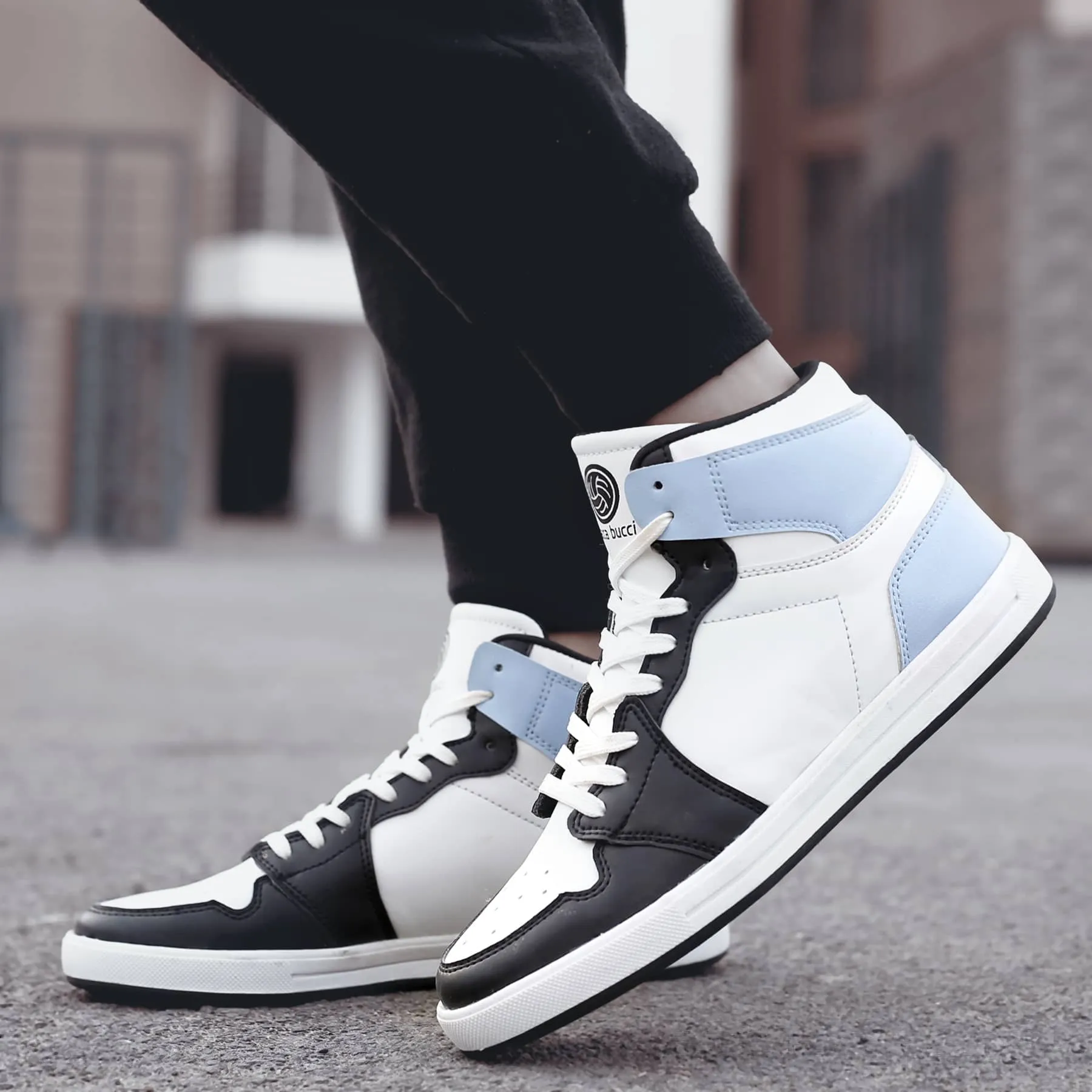 Bacca Bucci Boys or Girls Streetwear Flat Heel High-top Fashions Sneakers (Age : 8 Years to 12 Years) Walking Shoes For Ladies