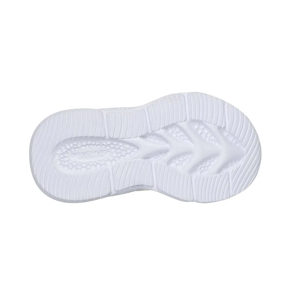 Skechers Meteor Lights Big Kids Navy Orange Running Sneakers First Walker Shoes