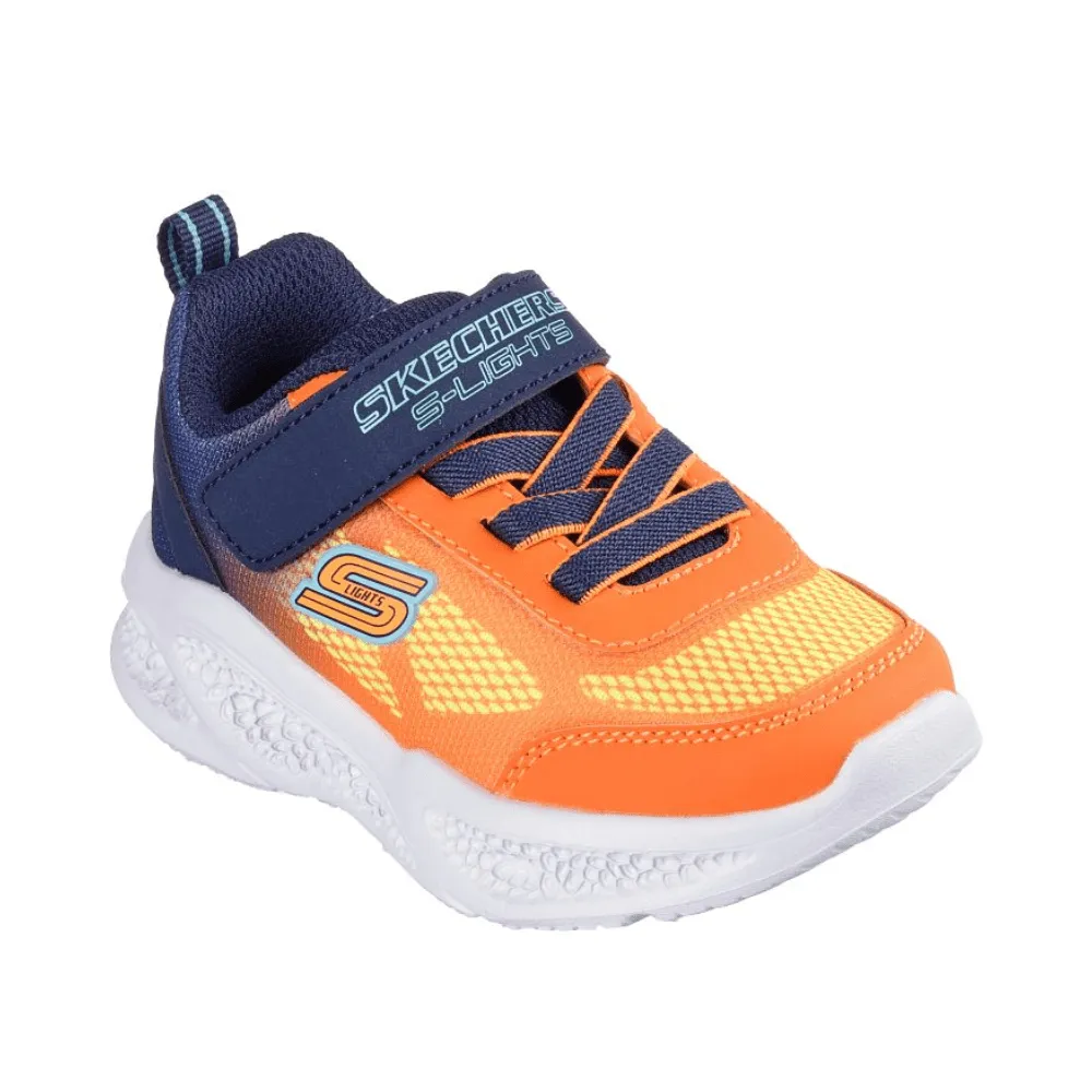 Best Shoes For Standing And Walking All Day Skechers Meteor Lights Big Kids Navy Orange Running Sneakers