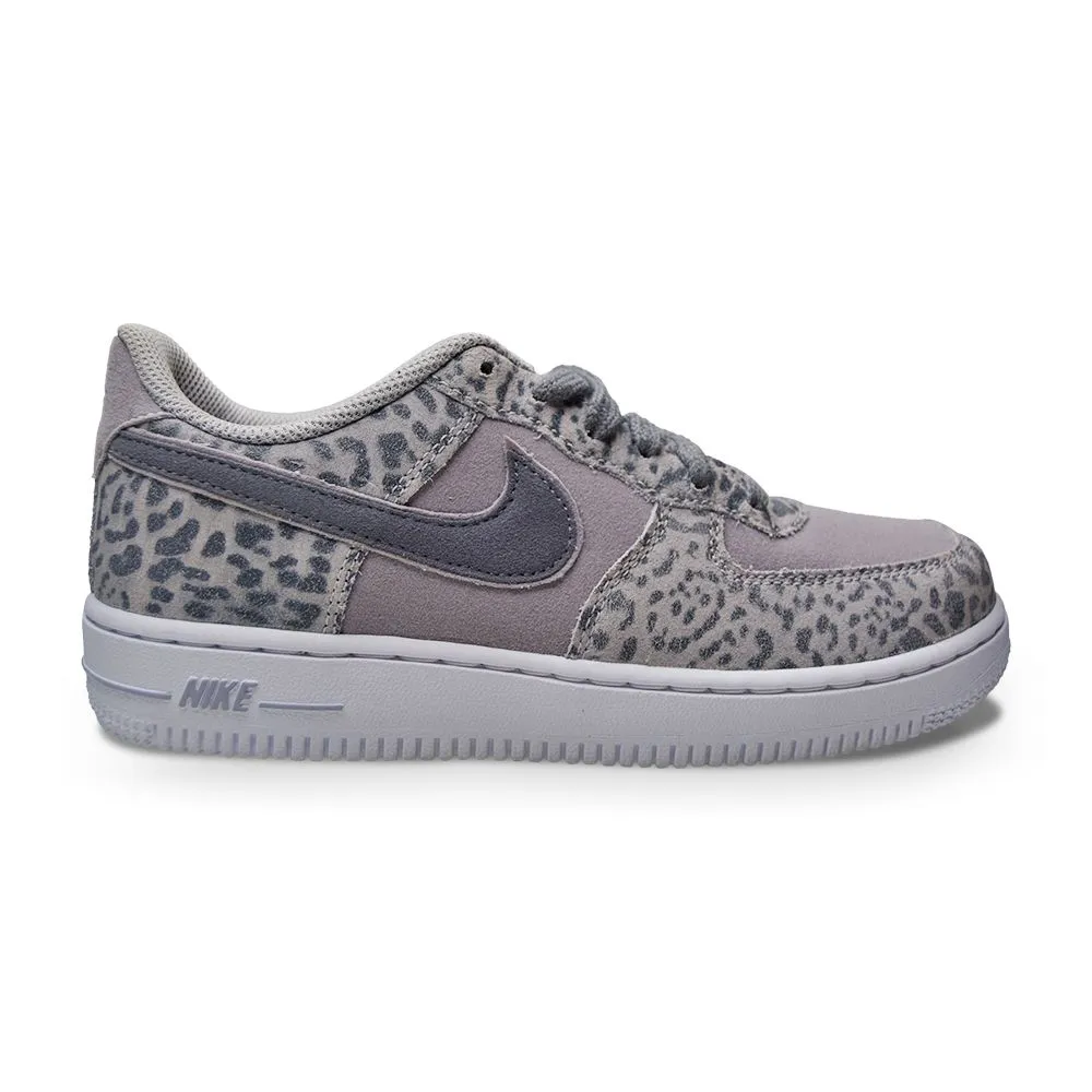 Kids Nike Air Force 1 LV8 Style (PS) Grey White Asics Standing Shoes