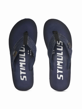 Jeffrey Campbell Flip Flops Men's Stimulus Blue Flip Flops