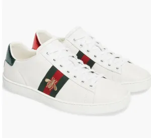 Pre-Order GUCCI Swarovski Womens Ace Bee Sneakers Adidas Football Referee Shoes