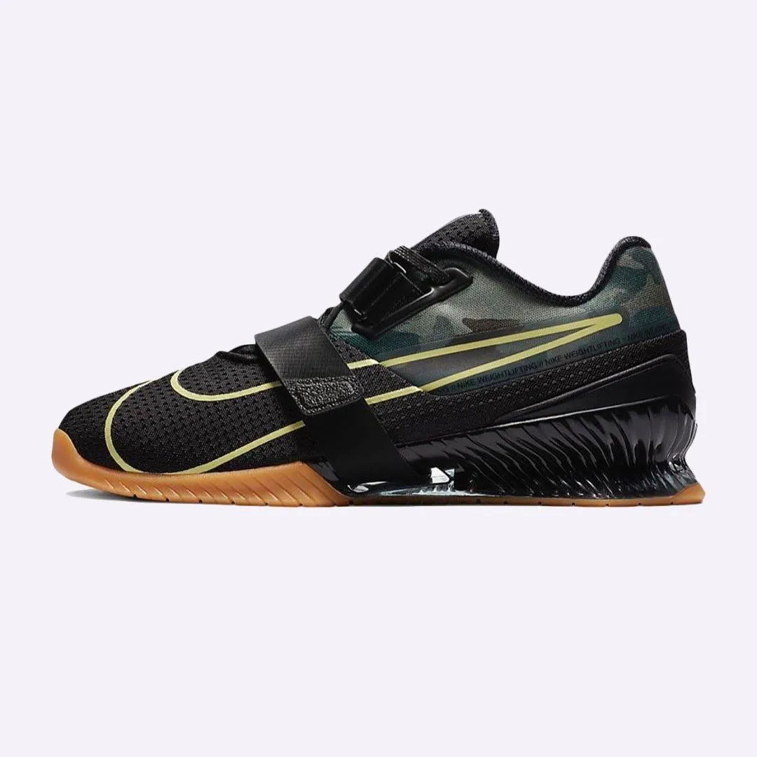 Unisex Asics Shoes Nike - Romaleos 4 Men's Training Shoe - BLACK/CAMO