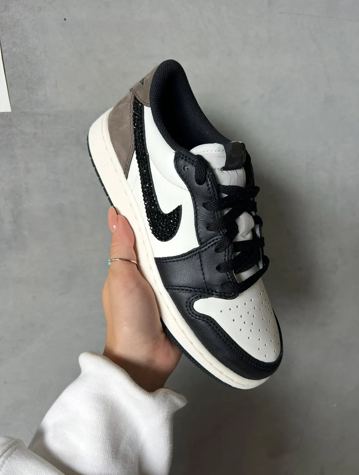 Ultra Boost Shoes Adidas Rare Coffee and Black Swarovski Womens Air Jordan 1 Low Shoes