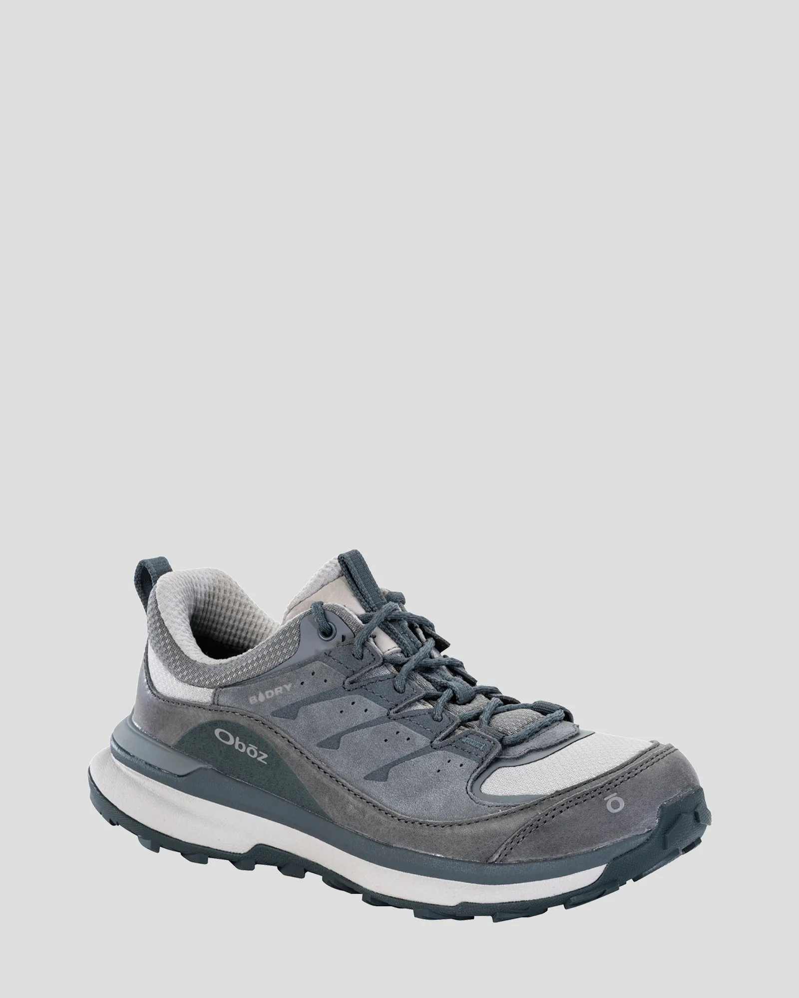 Women's Oboz Hyalite Low B-DRY Shoes - Gray Owl Summer Trail Shoes