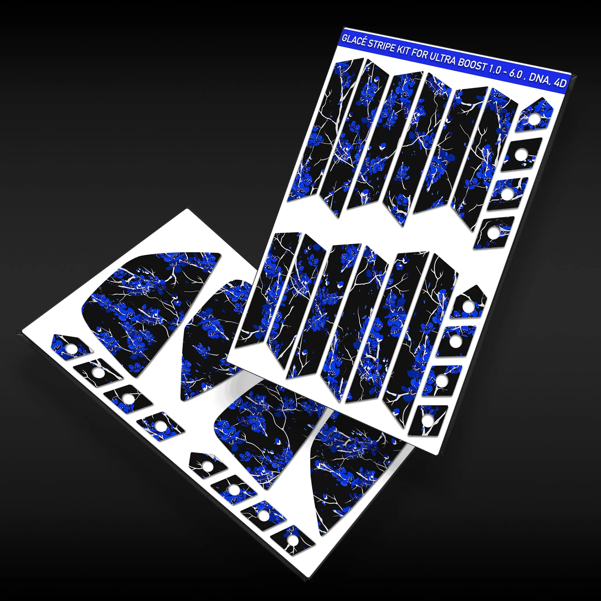 Black/Blue Sakura Stripes for Ultra Boost Nba Adidas Basketball Shoes