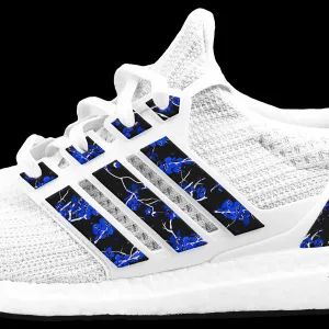 Black/Blue Sakura Stripes for Ultra Boost Adidas Yeezy Shoes For Sale