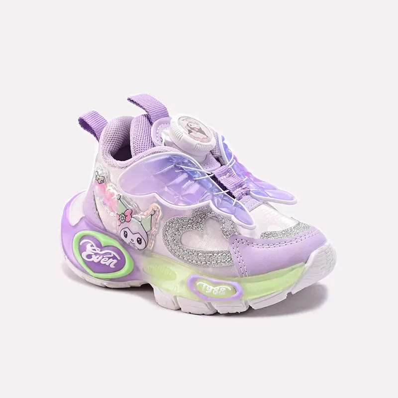 Pronation Flat Feet Running Shoes Purple Jogger Shoes for Baby 0750314