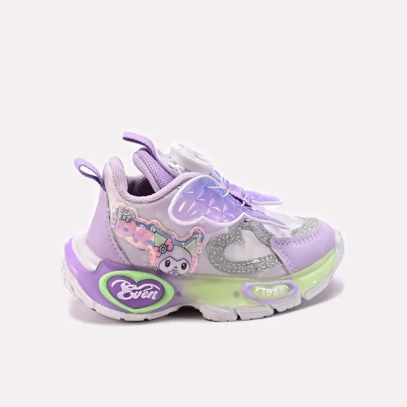 Sandals Flat Shoes Purple Jogger Shoes for Baby 0750314