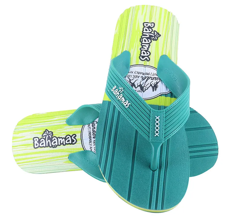 BAHAMAS Flip Flops for Men BHG 227 Fluffy Flip Flops