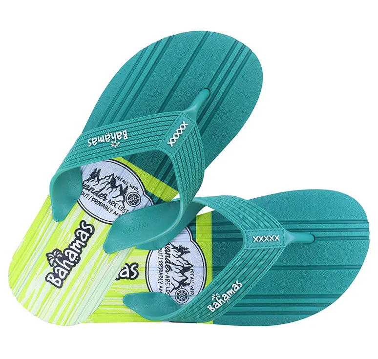 Plastic Bow Flip Flops BAHAMAS Flip Flops for Men BHG 227