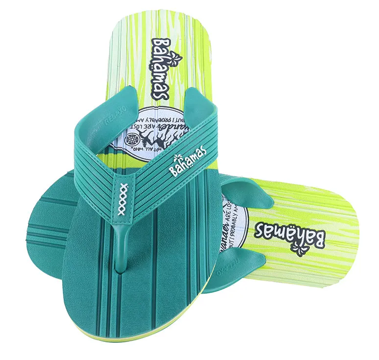 BAHAMAS Flip Flops for Men BHG 227 Cork Flip Flops Wedge