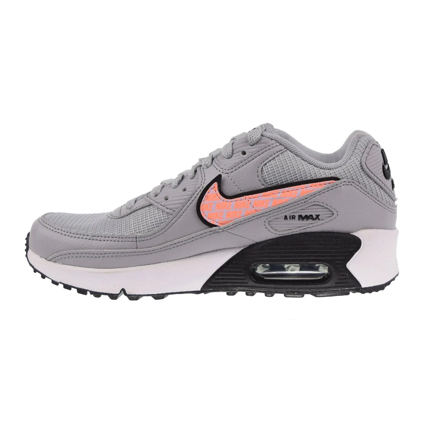Walk In Running Shoes Nike Air Max 90 Next Nature (GS) Big Kids' Shoes Wolf Grey-Doll-Sunset Glowl