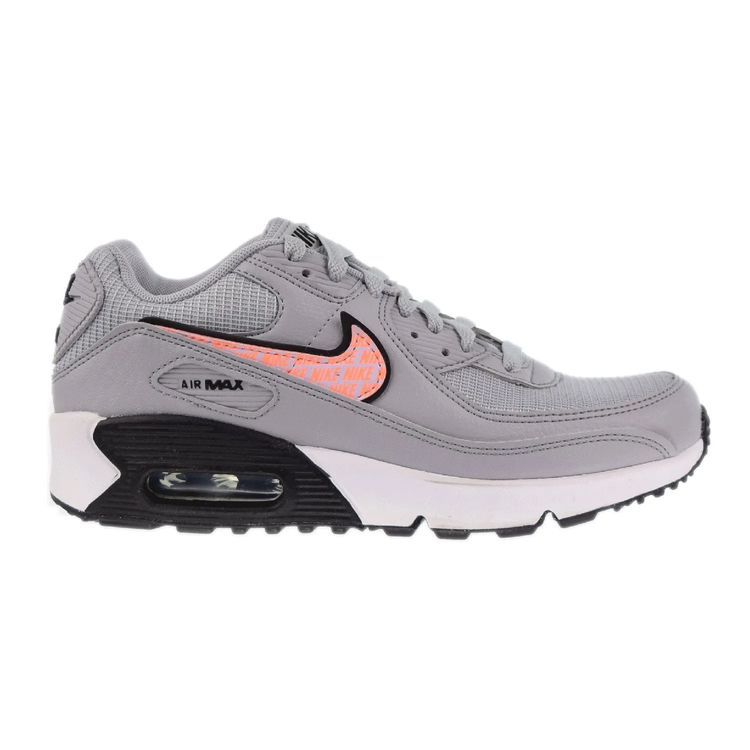 Nike Air Max 90 Next Nature (GS) Big Kids' Shoes Wolf Grey-Doll-Sunset Glowl Running Shoes For The Winter