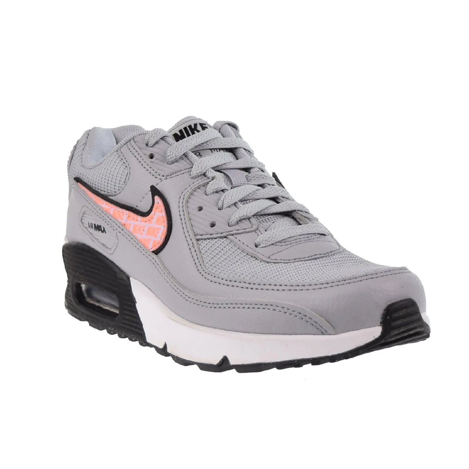 Nike Air Max 90 Next Nature (GS) Big Kids' Shoes Wolf Grey-Doll-Sunset Glowl Black Friday Deals Running Shoes