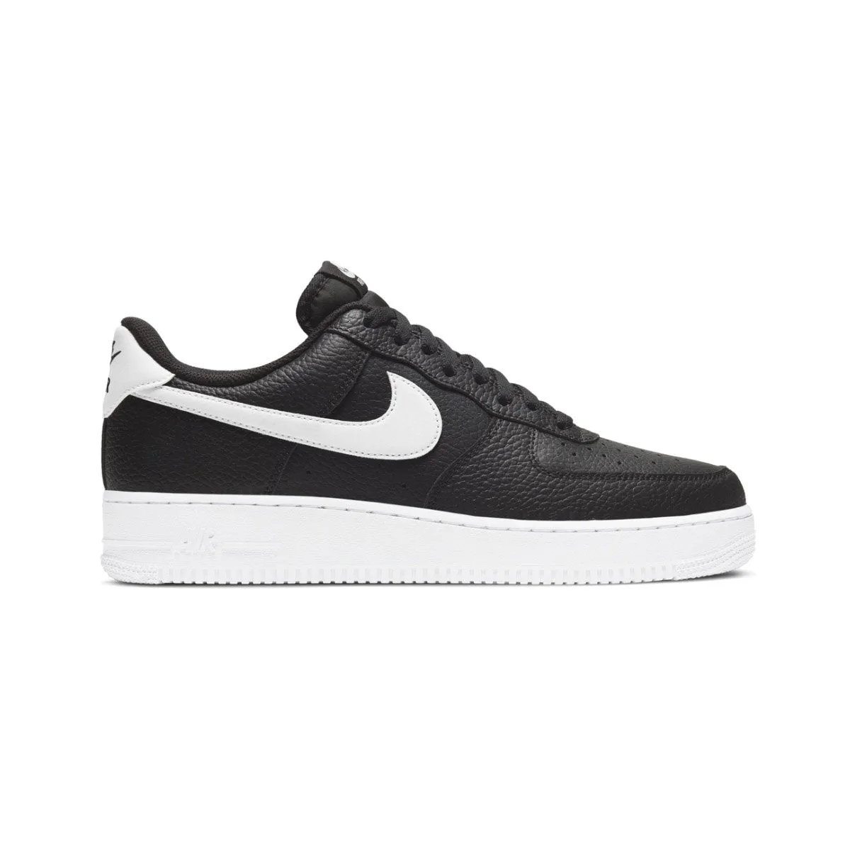 Nike Air Force 1 '07 'Black White Pebbled Leather' Men's Shoes Running Shoes Asics Gel Nimbus