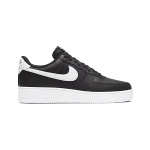 Nike Air Force 1 '07 'Black White Pebbled Leather' Men's Shoes Compare Asics Running Shoes