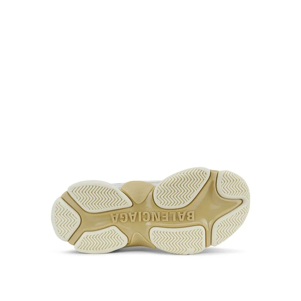 Balenciaga White Calfskin Chunky Sneakers Mizuno Running Sneakers