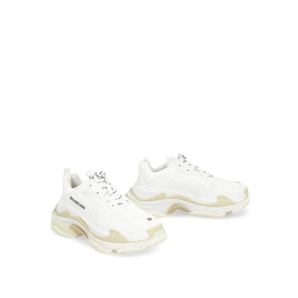 Sneakers For The Gym Balenciaga White Calfskin Chunky Sneakers