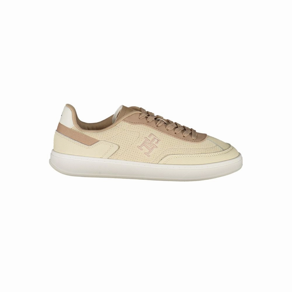 Starlink Casual Shoes Tommy Hilfiger Beige Leather Women Sneaker