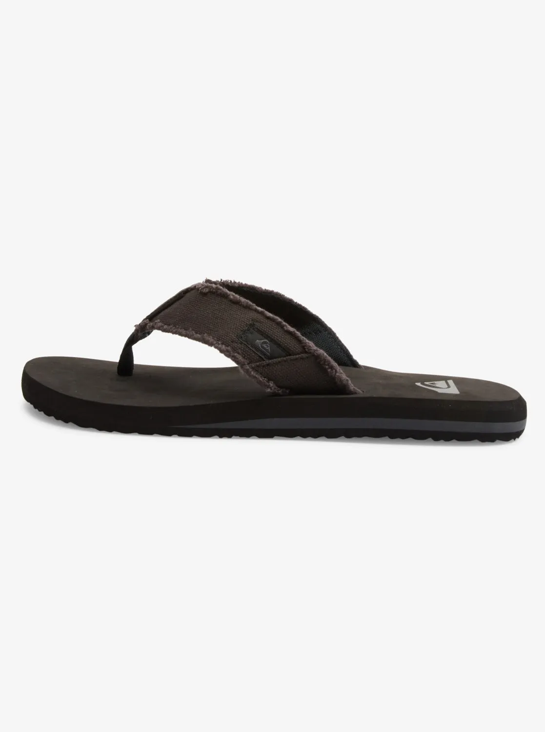 Quiksilver Mens Monkey Abyss Sandals - Black/Black/Brown Indigo Flip Flops