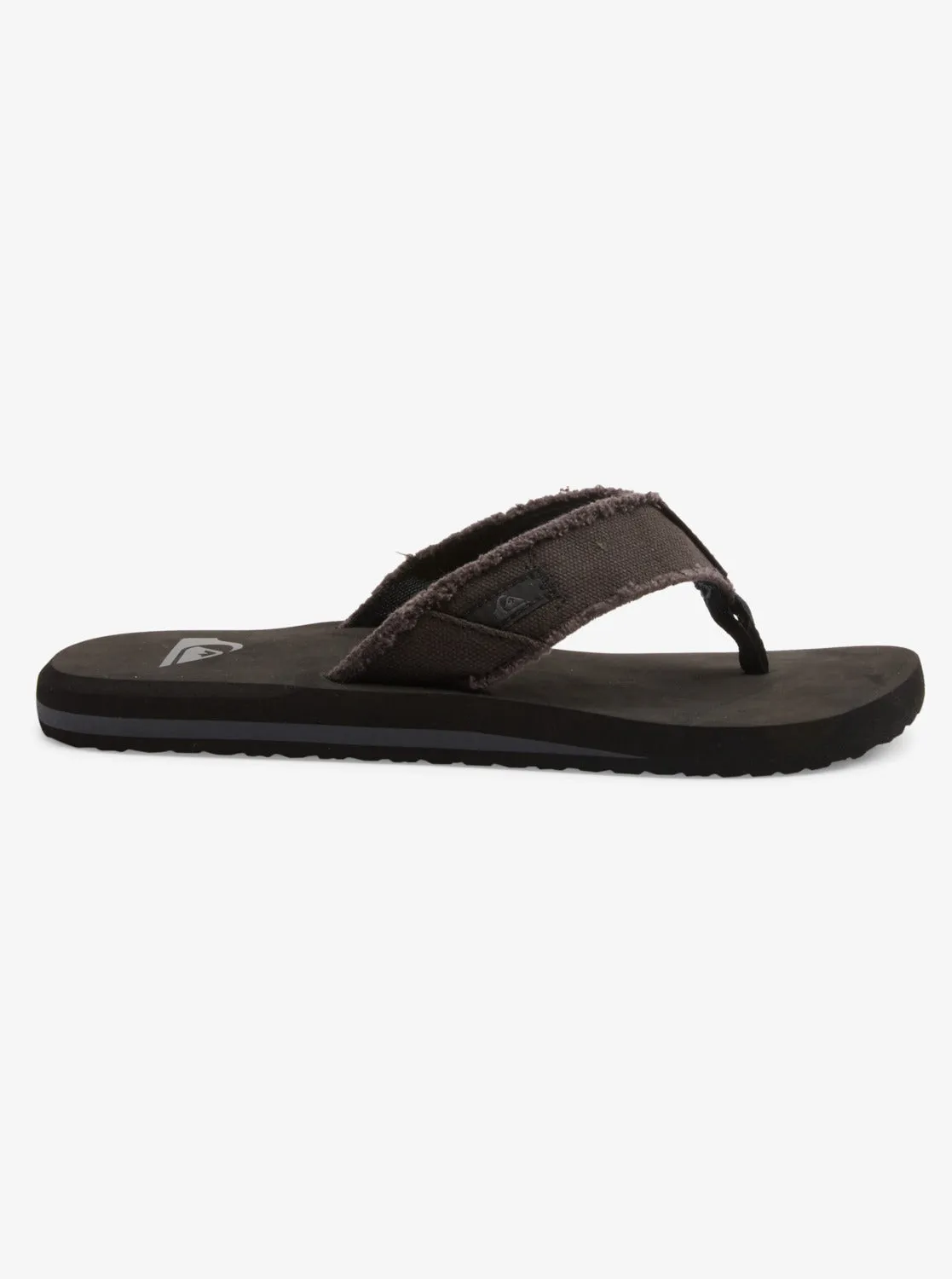 Flip Flop Sr Quiksilver Mens Monkey Abyss Sandals - Black/Black/Brown