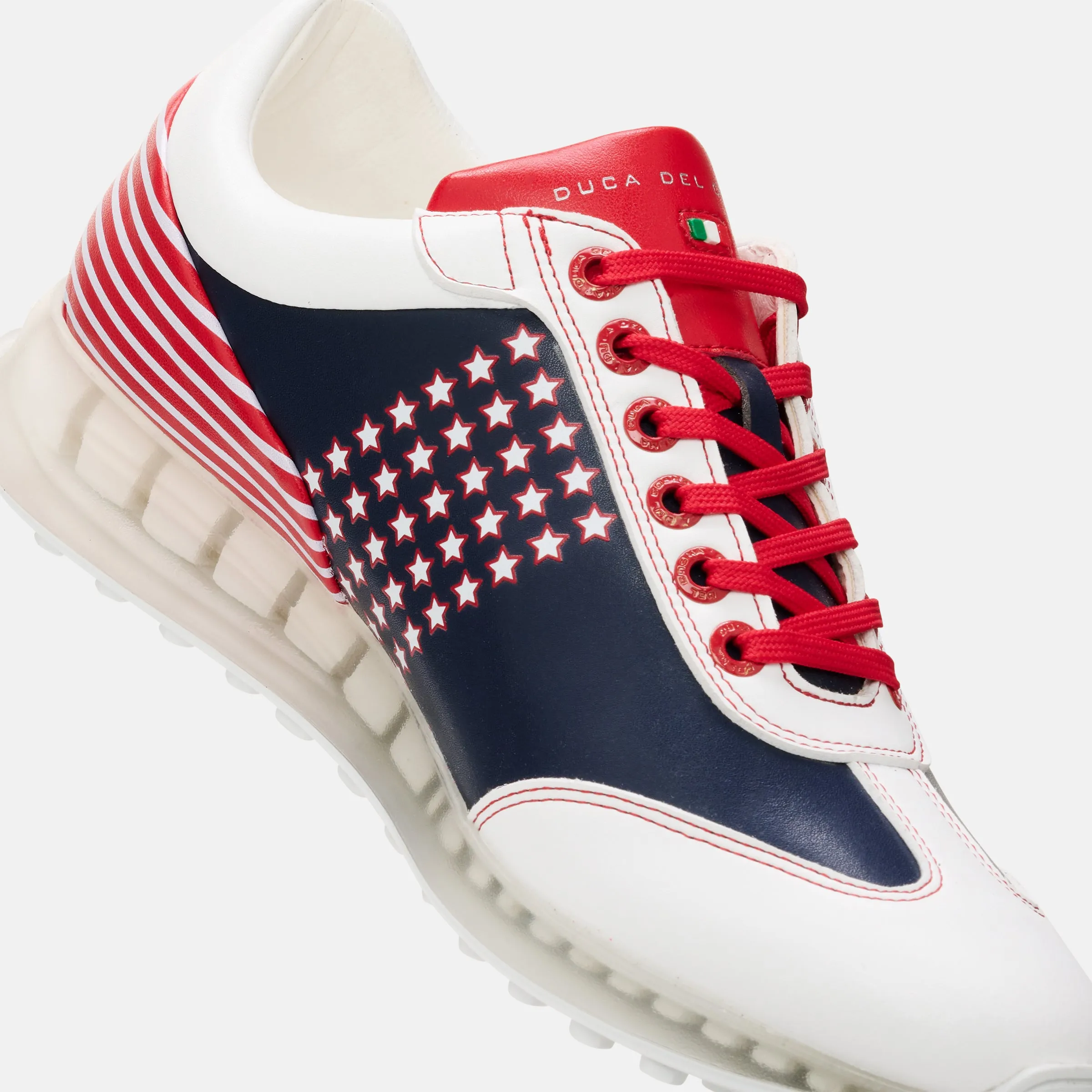 Best Waterproof Motorcycle Shoe Unity - Red/White/Blue