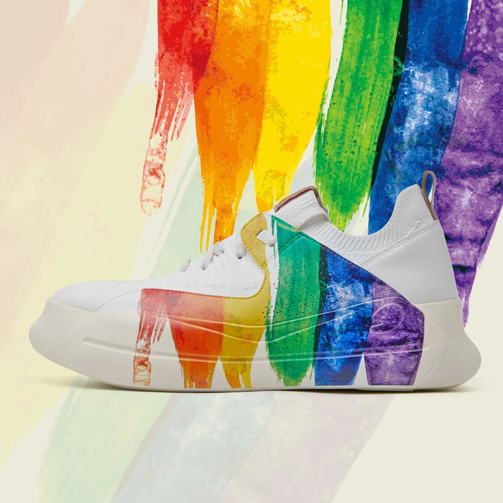 Rainbow Crush Santander II Women Street Skate Shoes