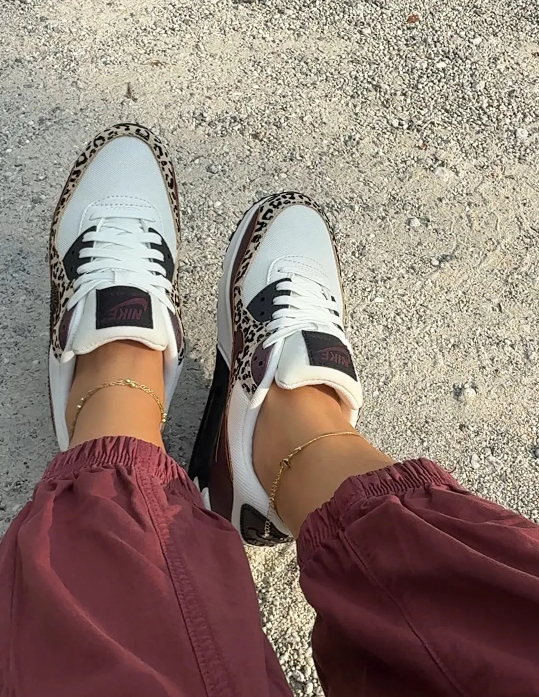 Adidas Ozrah Shoes RARE Fall Leopard Animal Print Swarovski Womens Nike Air Max 90