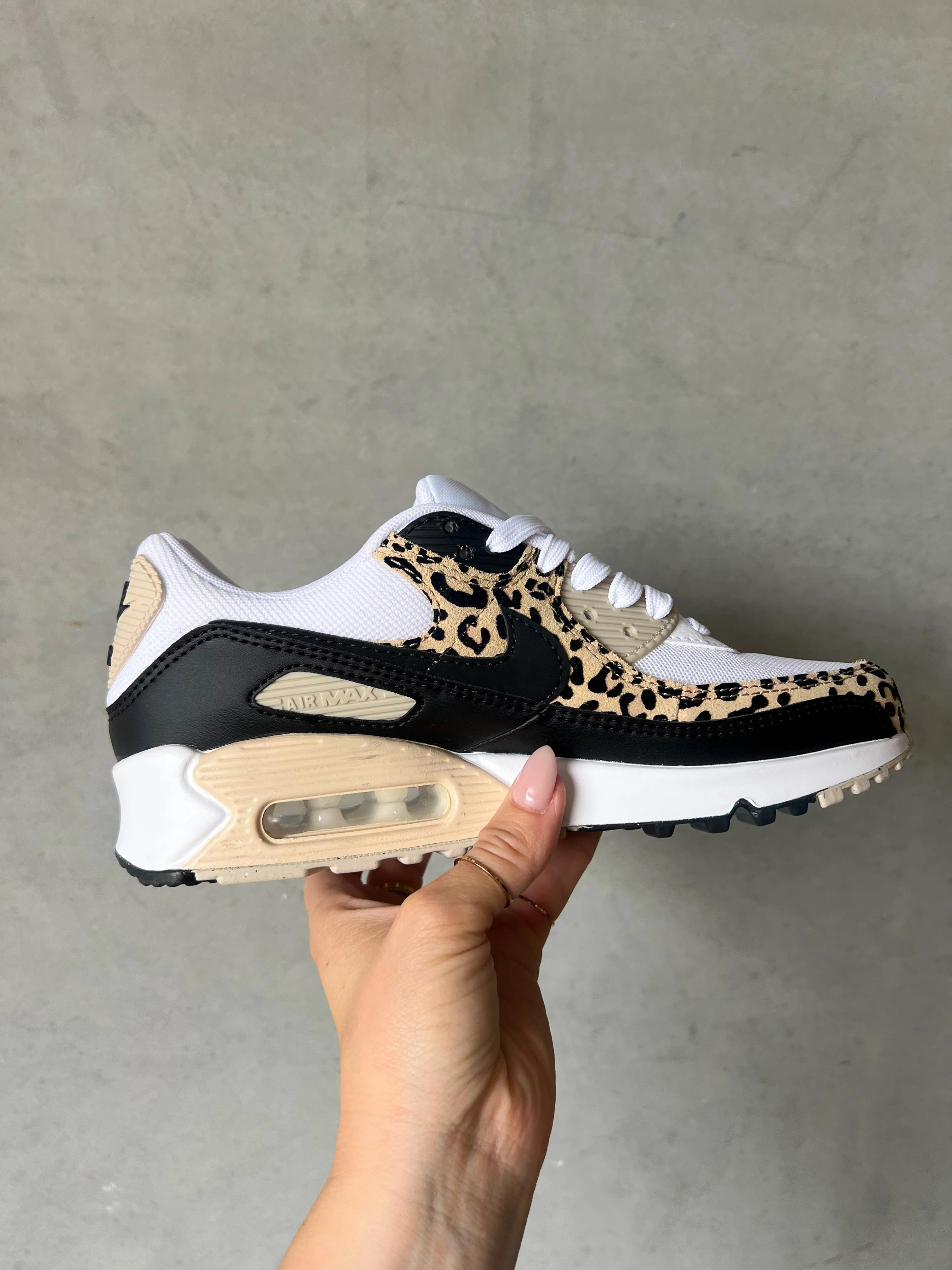 Adidas Handball Shoe RARE Leopard Animal Print Swarovski Womens Nike Air Max 90