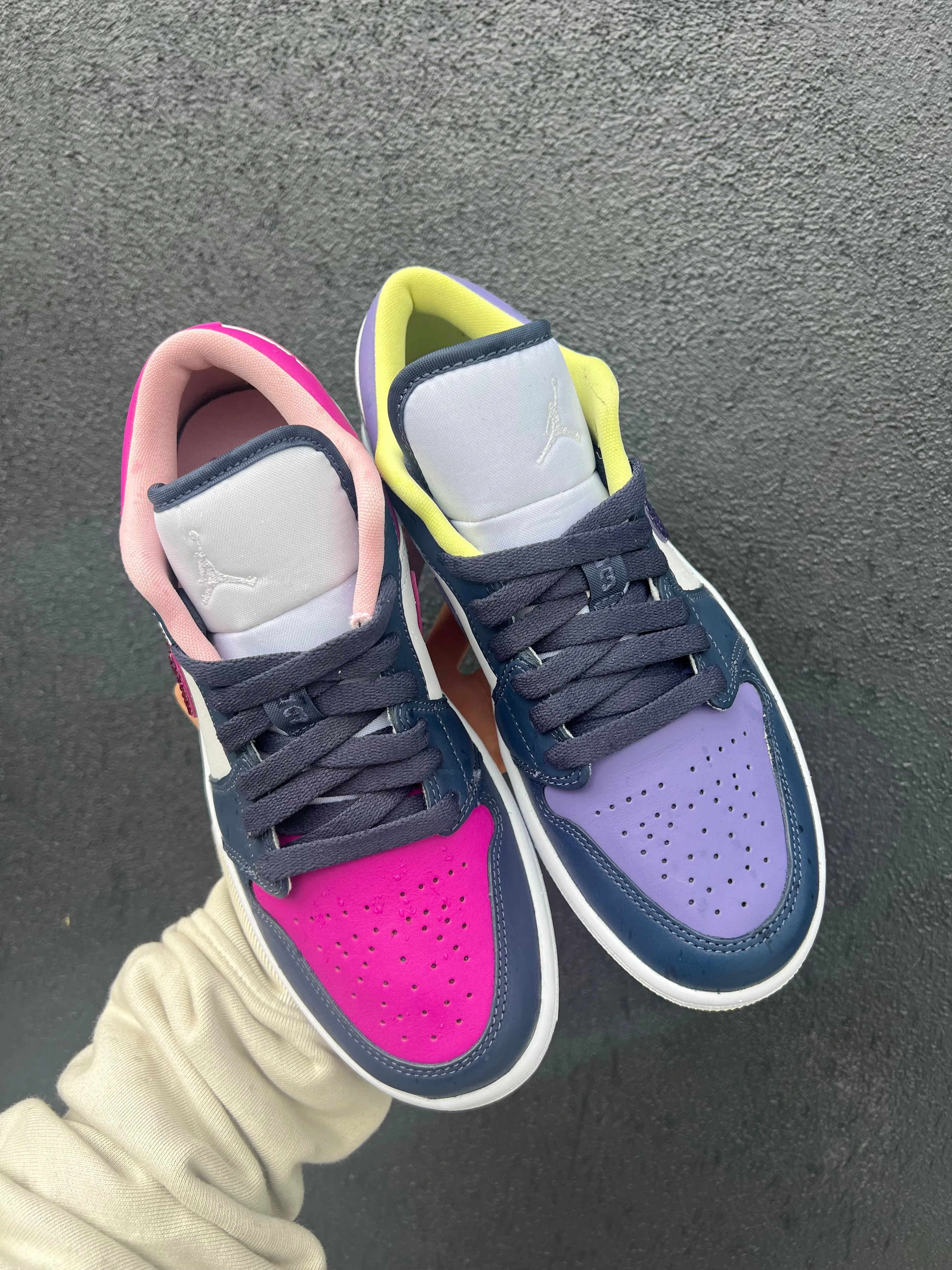 RARE Mismatch Swarovski Womens Air Jordan Retro 1 Low Shoes Adidas Shoe Customizer