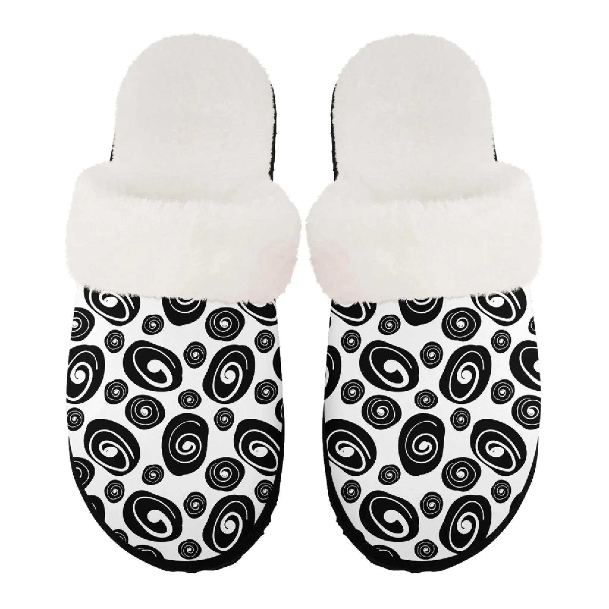 Recovery Plush Slippers with Zen Swirl Print - Post-Yoga/Meditation Style FN089-25028172 Ballet Slippers Online