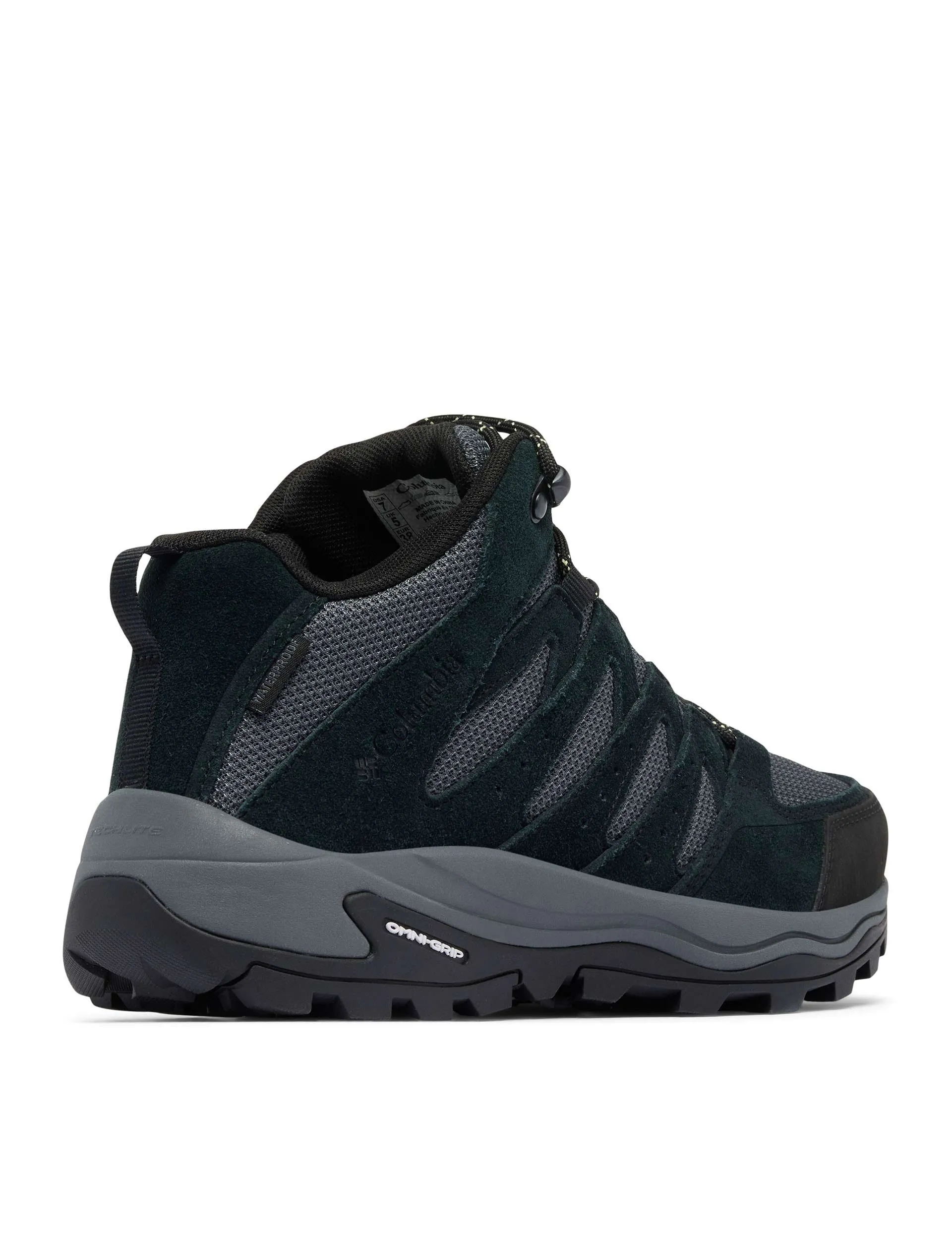 Cute Hiking Shoes Waterproof Redmond IV Mid Waterproof Walking Boot - Black/Citron Haze