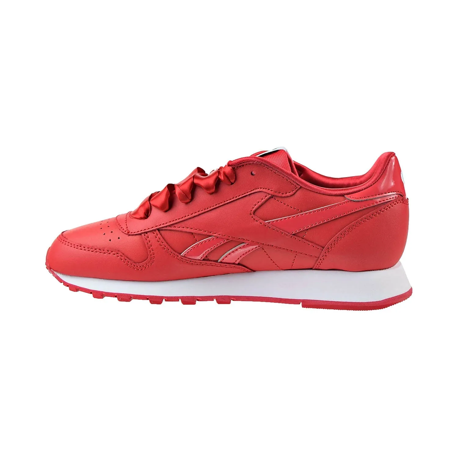 Running Shoes For Hiking Reebok Classic Leather Big Kids' Shoes Vector Red-Footwear White