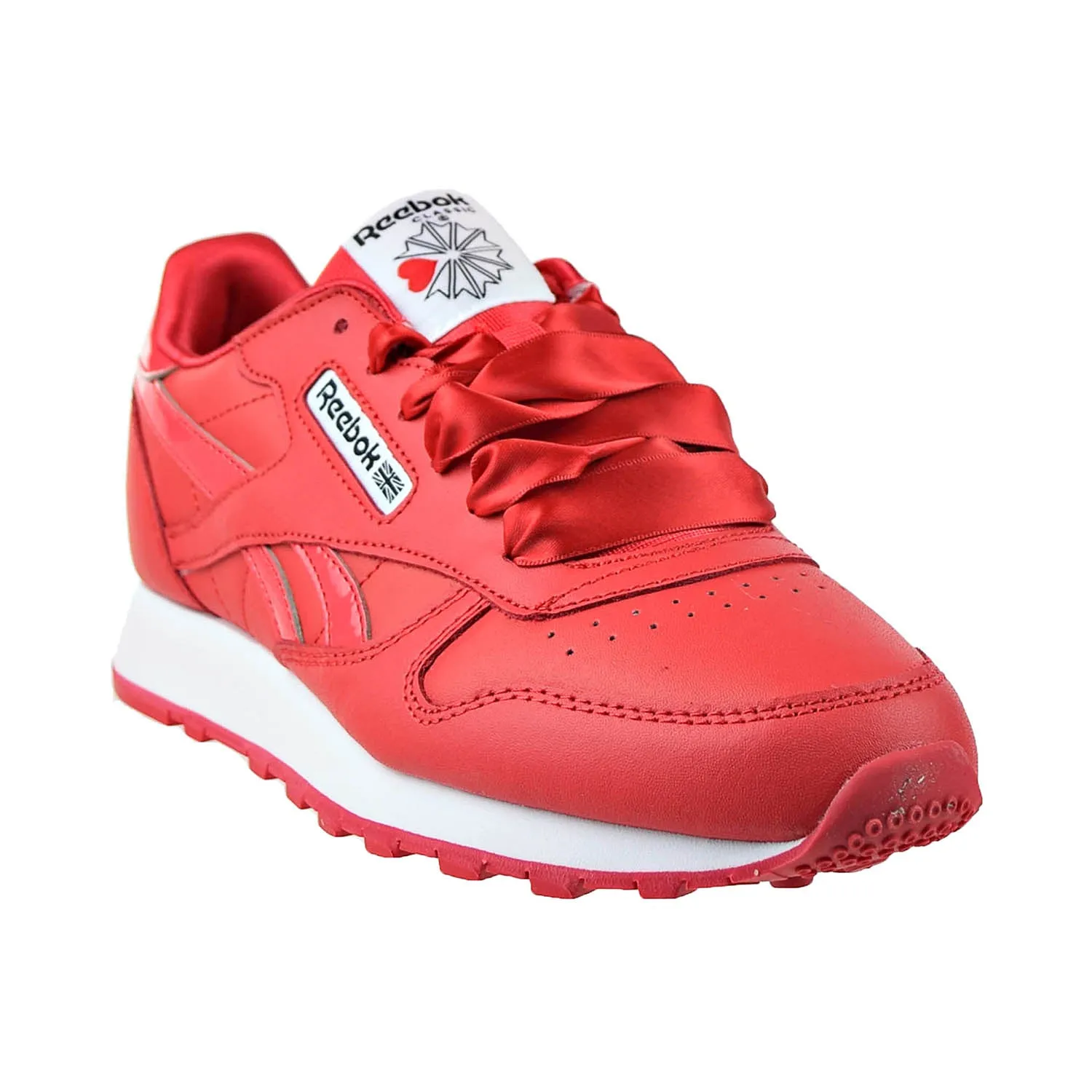 Run Kai Run Shoes Reebok Classic Leather Big Kids' Shoes Vector Red-Footwear White