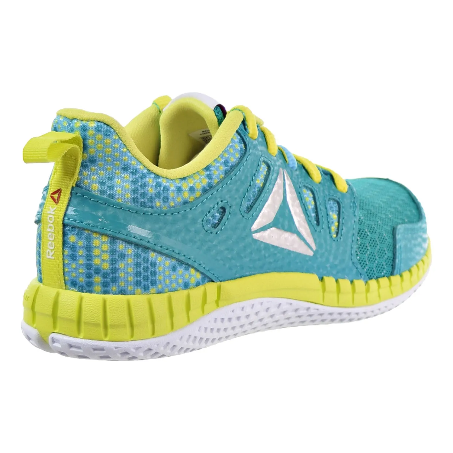 On.running Shoes Reebok Zprint 3D MTL Little Kids (PS) Shoes Teal/Blue/Yellow/Silver