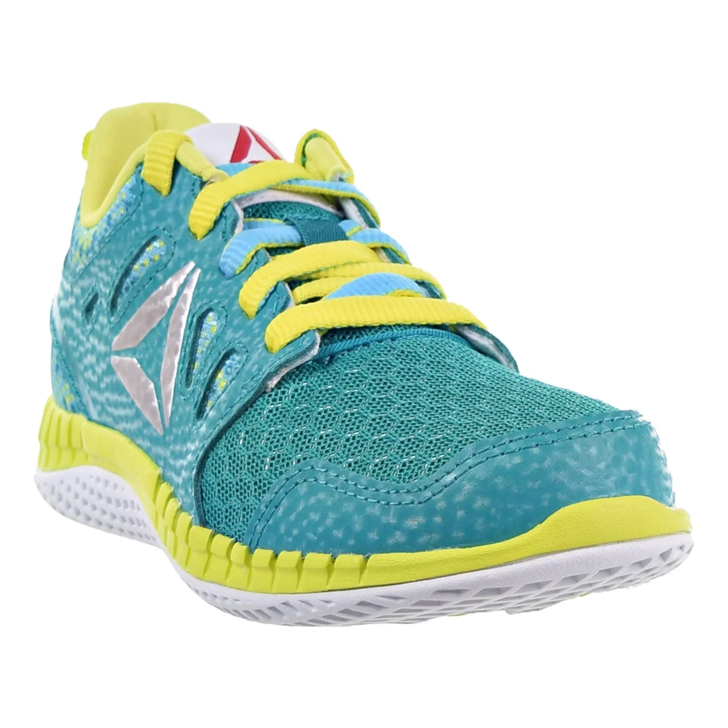 Reebok Zprint 3D MTL Little Kids (PS) Shoes Teal/Blue/Yellow/Silver Best Low Cost Running Shoes
